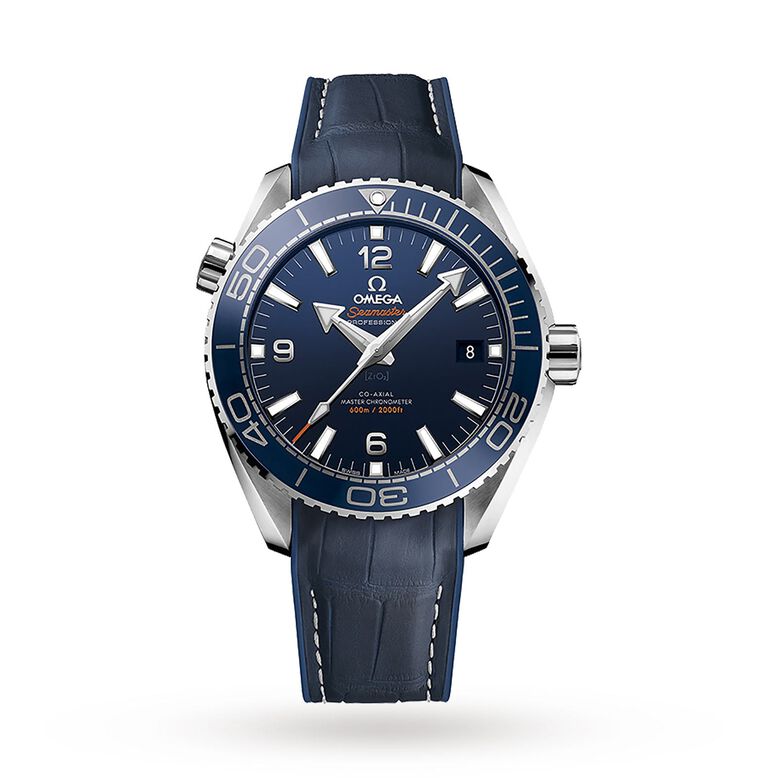 Omega Seamaster Planet Ocean 600M Mens 43.5mm Automatic Co-Axial Blue Divers Watch, , hi-res