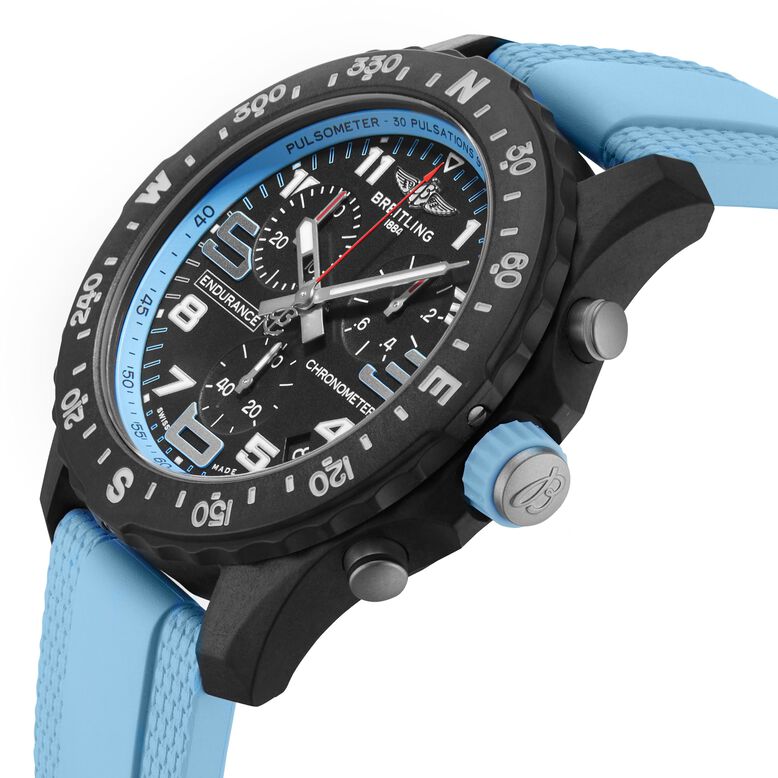 Endurance Pro 44mm Unisex Watch Blue Rubber, , hi-res
