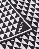 Printed silk twill scarf 55, , hi-res