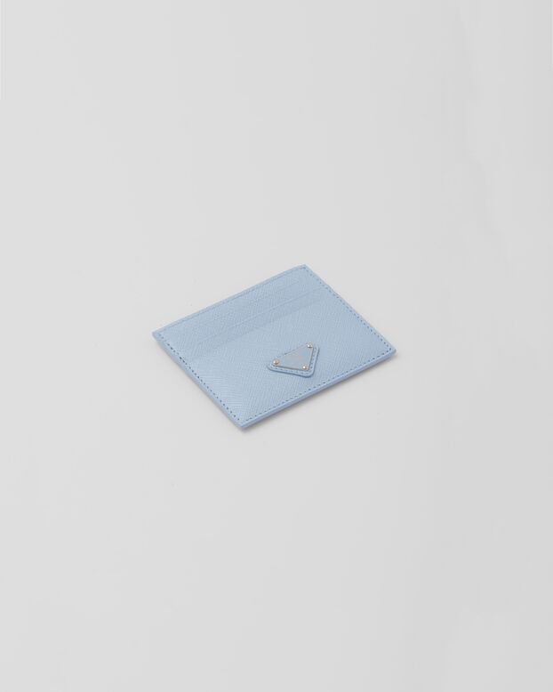 Saffiano Leather card holder, , hi-res