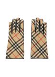Check Wool Cashmere Gloves, , hi-res