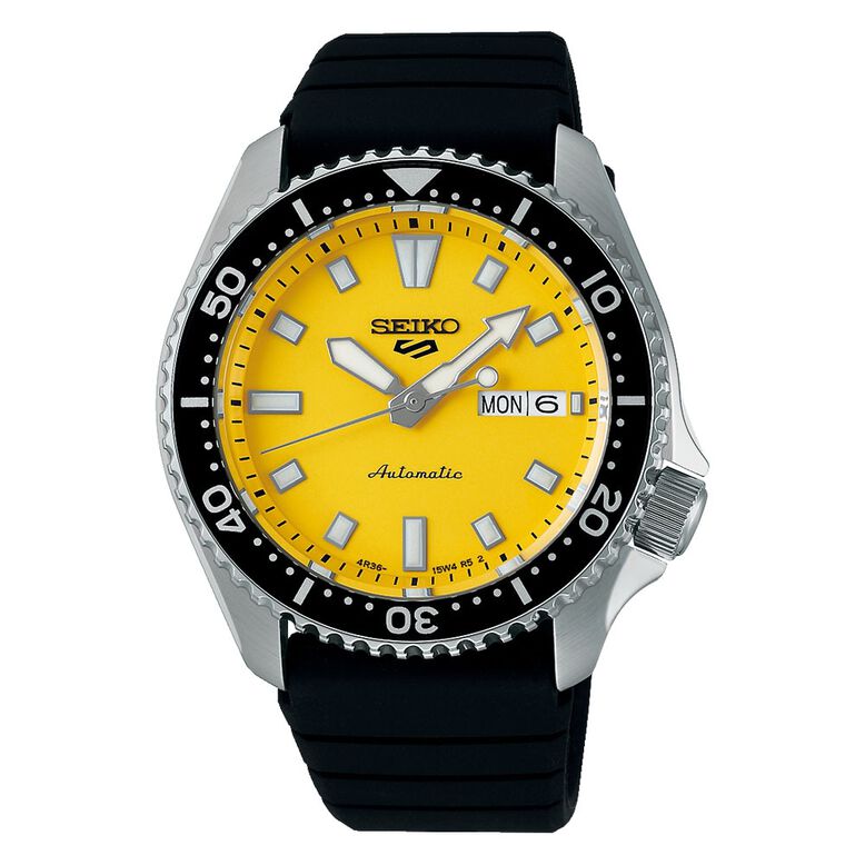5 Sports SKX Redux in Ki-Iro 42.5mm Mens Watch Yellow, , hi-res
