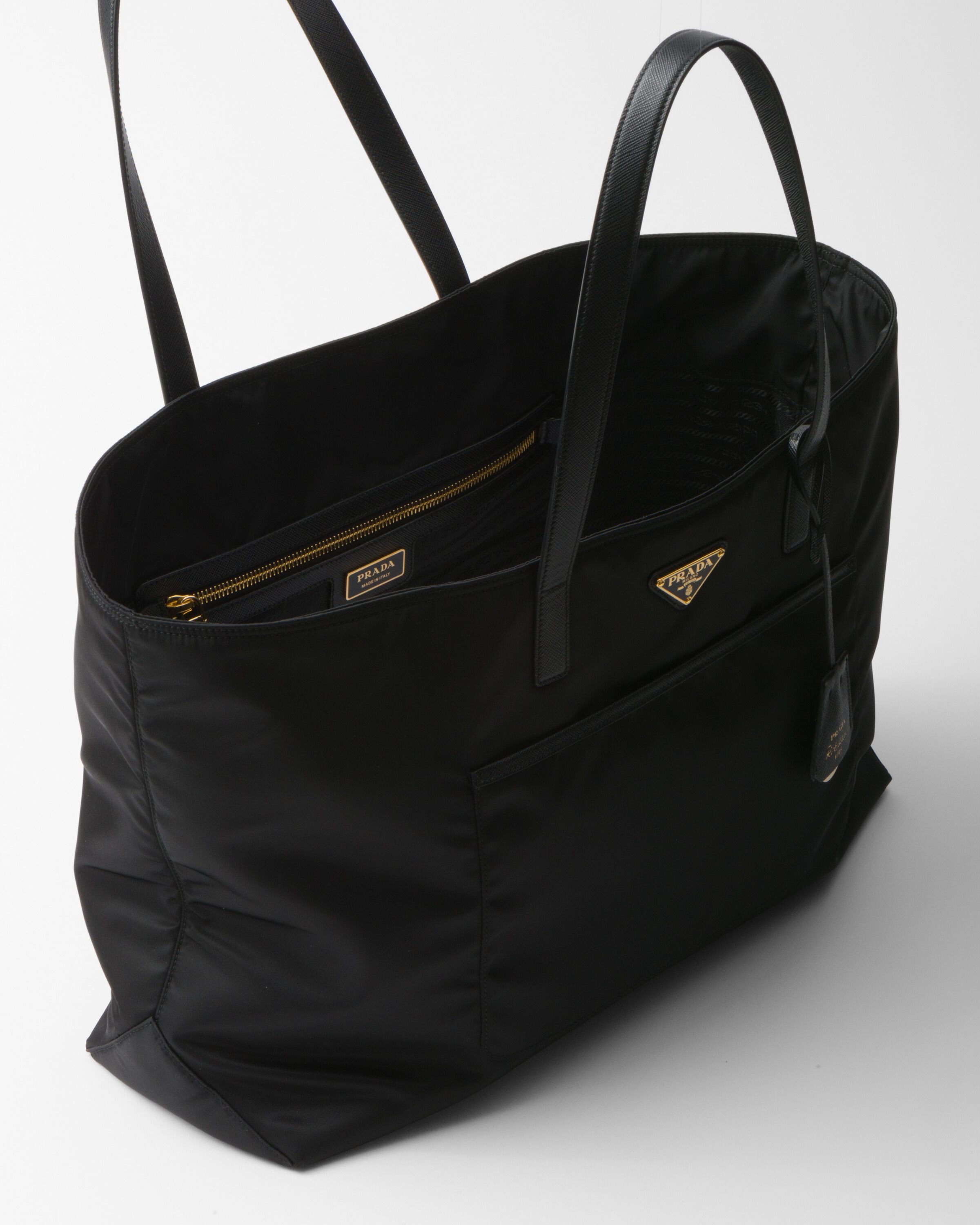 Prada large monochrome tote outlet