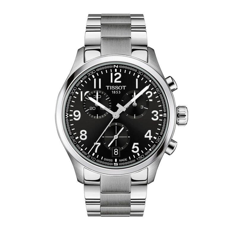 Chrono L 42mm Mens Watch Stainless Steel Black, , hi-res