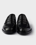 Brushed leather loafers, , hi-res