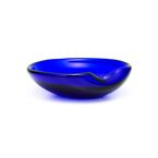 Elsa Peretti® Thumbprint dish in cobalt Venetian glass. More sizes available. - Size 5 in