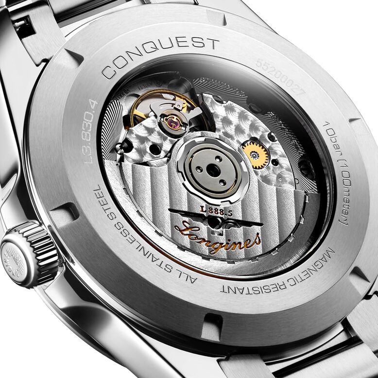 Conquest 41mm Mens Watch Black, , hi-res