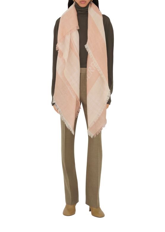 EKD Check Wool Blend Scarf, , hi-res
