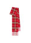 Narrow Check Cashmere Scarf