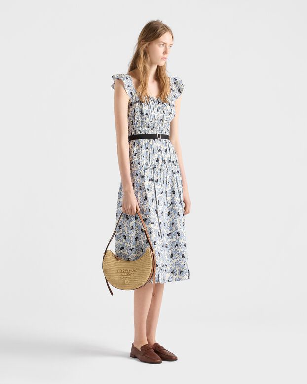 Prada Arqu&eacute; small crochet and leather bag, , hi-res
