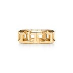 Tiffany T True 8 mm Ring in Yellow Gold - Size 6
