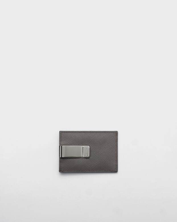 Saffiano Leather Card Holder, , hi-res