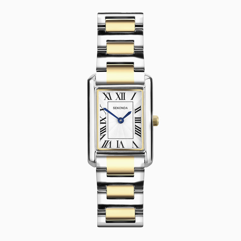 Classic Day Colette Watch Silver Gold - Silver + Gold, , hi-res