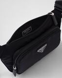 Re-Nylon and Saffiano leather shoulder bag, , hi-res