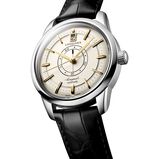 Conquest Heritage Central Power Reserve 38mm Mens Watch Cream, , hi-res