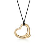 Elsa Peretti® Open Heart pendant in 18k gold.