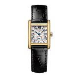 Mini Dolcevita 21.5mm X 29mm Ladies Watch Silver Black Alligator, , hi-res