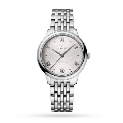 De Ville Prestige Co-Axial Master Chronometer 34mm Ladies Watch Silver