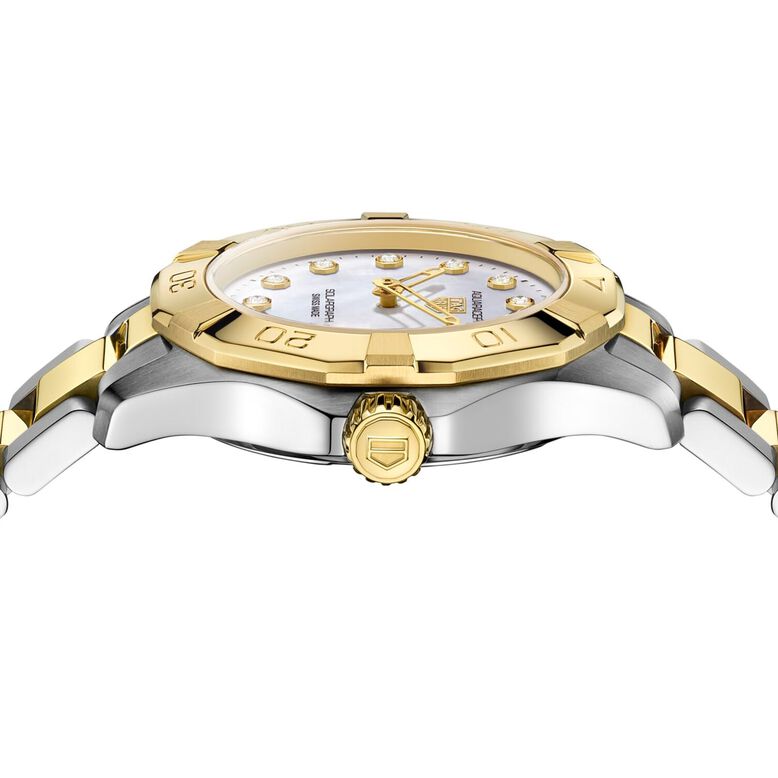 Aquaracer Professional 100 28mm Ladies Watch 18k Yellow Gold, , hi-res