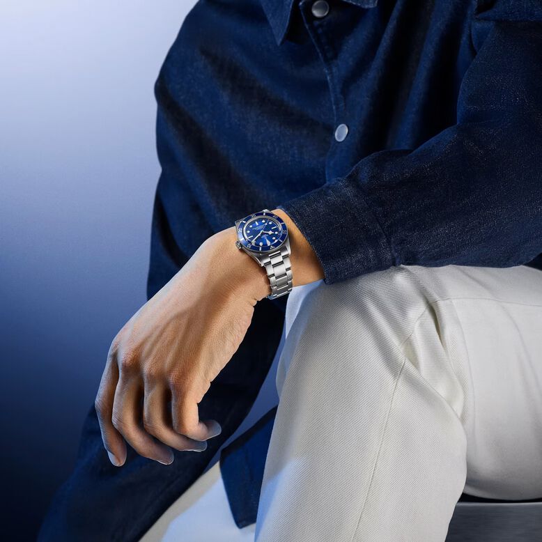 Black Bay 54 37mm Steel Case Watch Blue, , hi-res