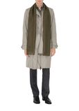 Wide Check Wool Silk Scarf, , hi-res