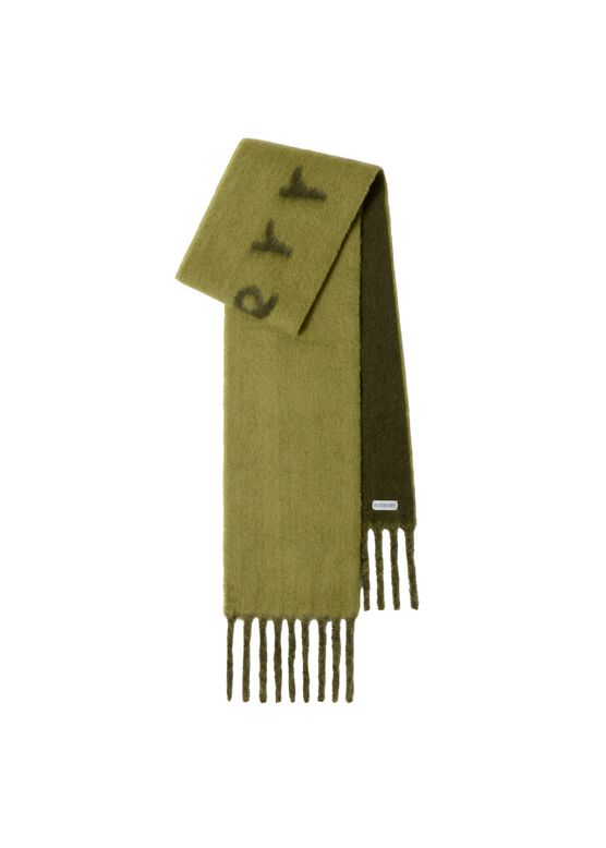 Reversible Logo Alpaca Wool Blend Scarf, , hi-res