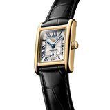 Mini Dolcevita 21.5mm X 29mm Ladies Watch Silver Black Alligator, , hi-res
