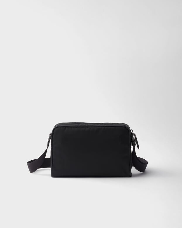 Small Re-Nylon and Saffiano leather shoulder bag, , hi-res