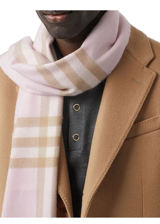 Check Cashmere Scarf, , hi-res