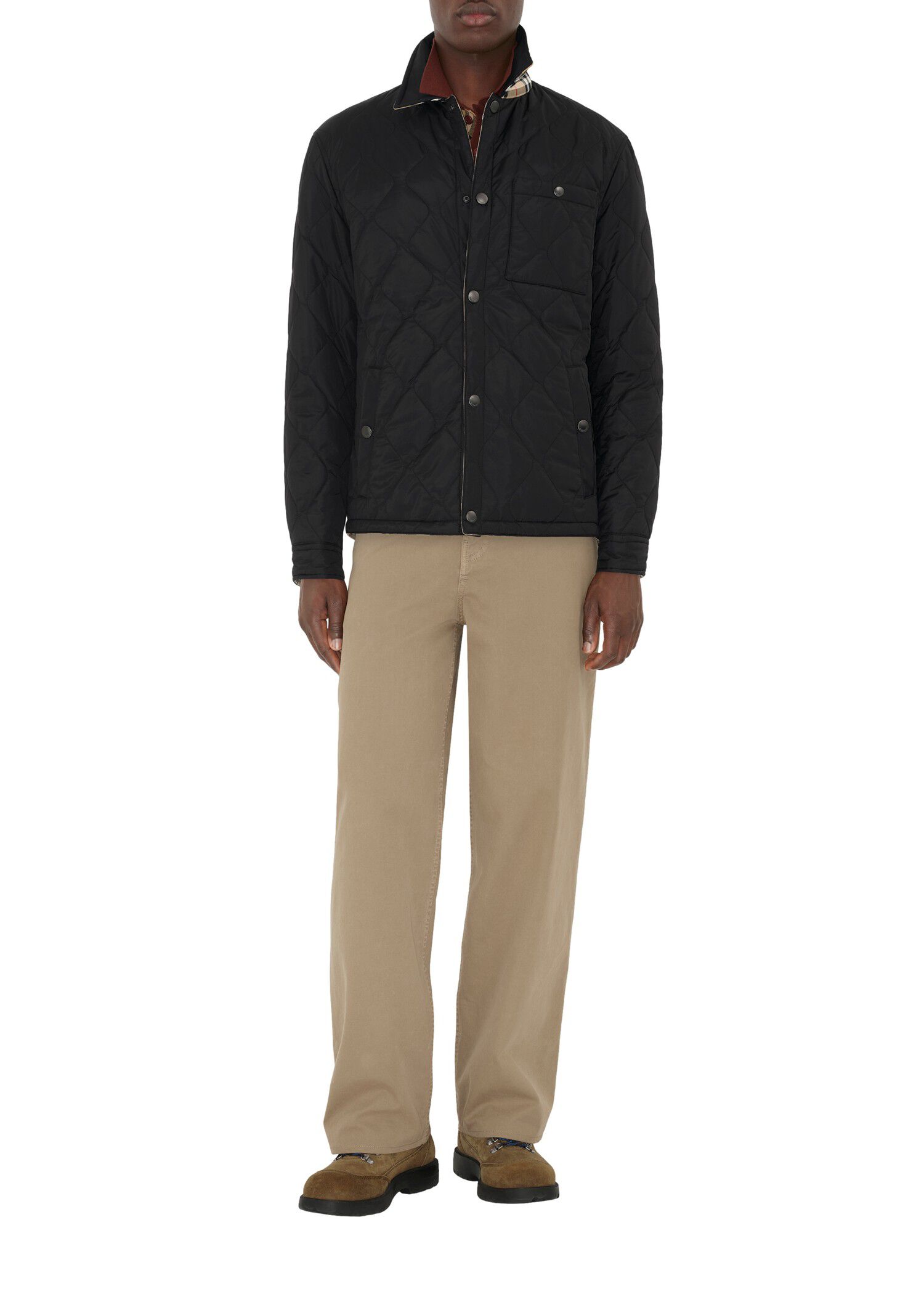 Burberry Reversible Quilted Nylon Overshirt Coats Jackets