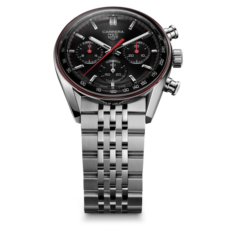 Carrera Chronograph 41mm Mens Watch Black, , hi-res