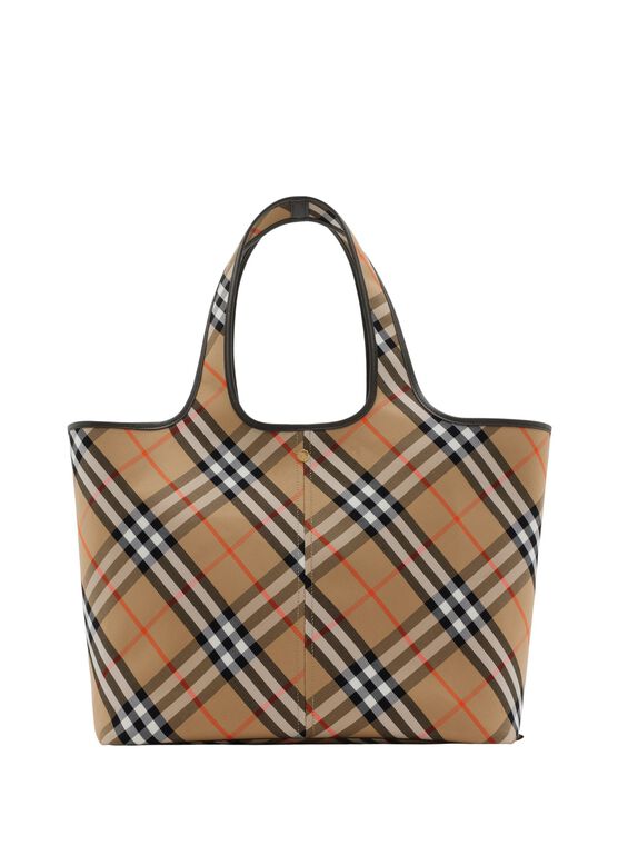Medium Check Tote, , hi-res