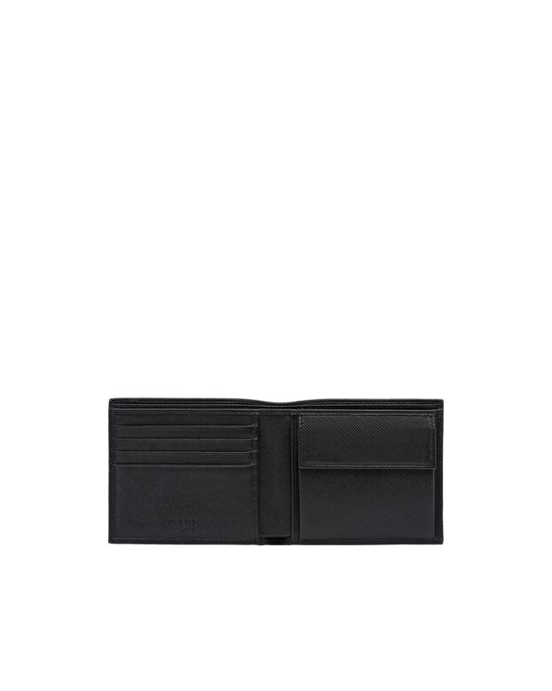 Saffiano Leather Wallet with coin purse, , hi-res
