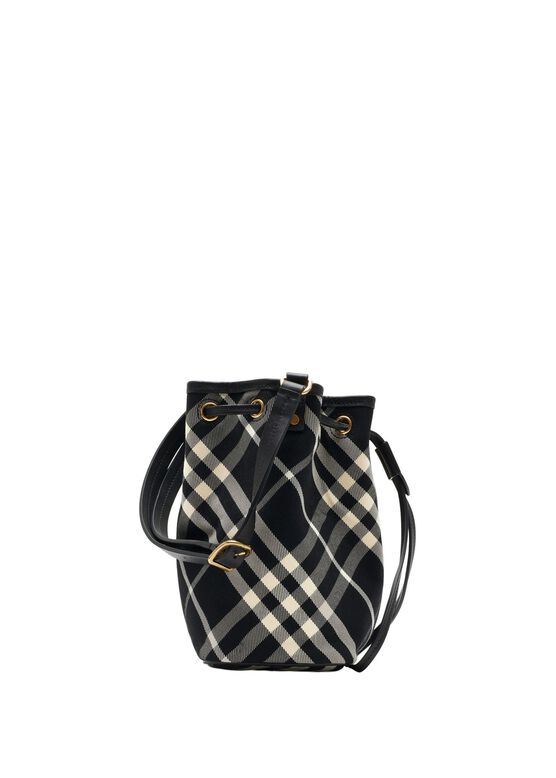 Mini Check Bucket Bag, , hi-res