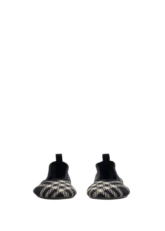 Check Knit Baby Ballerinas, , hi-res