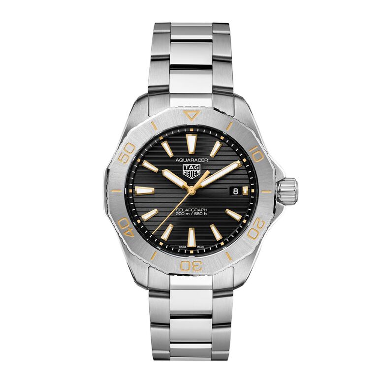 Aquaracer Professional 200 Solargraph UK Limited Edition 40mm Mens Watch Black, , hi-res