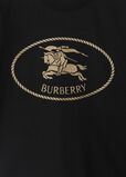 Knight Stamp Cotton T-shirt, , hi-res
