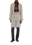 Wide Check Wool Scarf, , hi-res
