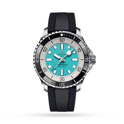 Superocean Automatic 44 Stainless Steel Rubber Strap Watch