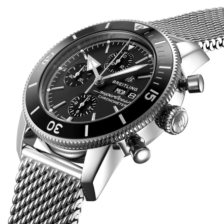 Superocean Heritage Chronograph 44 Stainless Steel Watch, , hi-res
