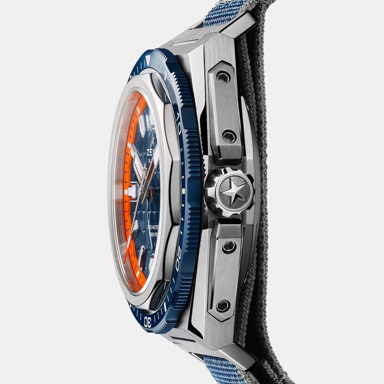 Defy Extreme Diver 42.5mm Mens Watch Blue Interchangeable Strap, , hi-res