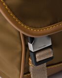 Re-Nylon and leather shoulder bag, , hi-res