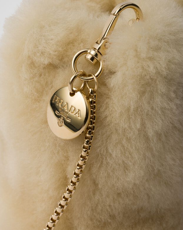 Sheepskin mini pouch, , hi-res