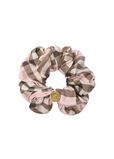 Check Silk Scrunchie, , hi-res