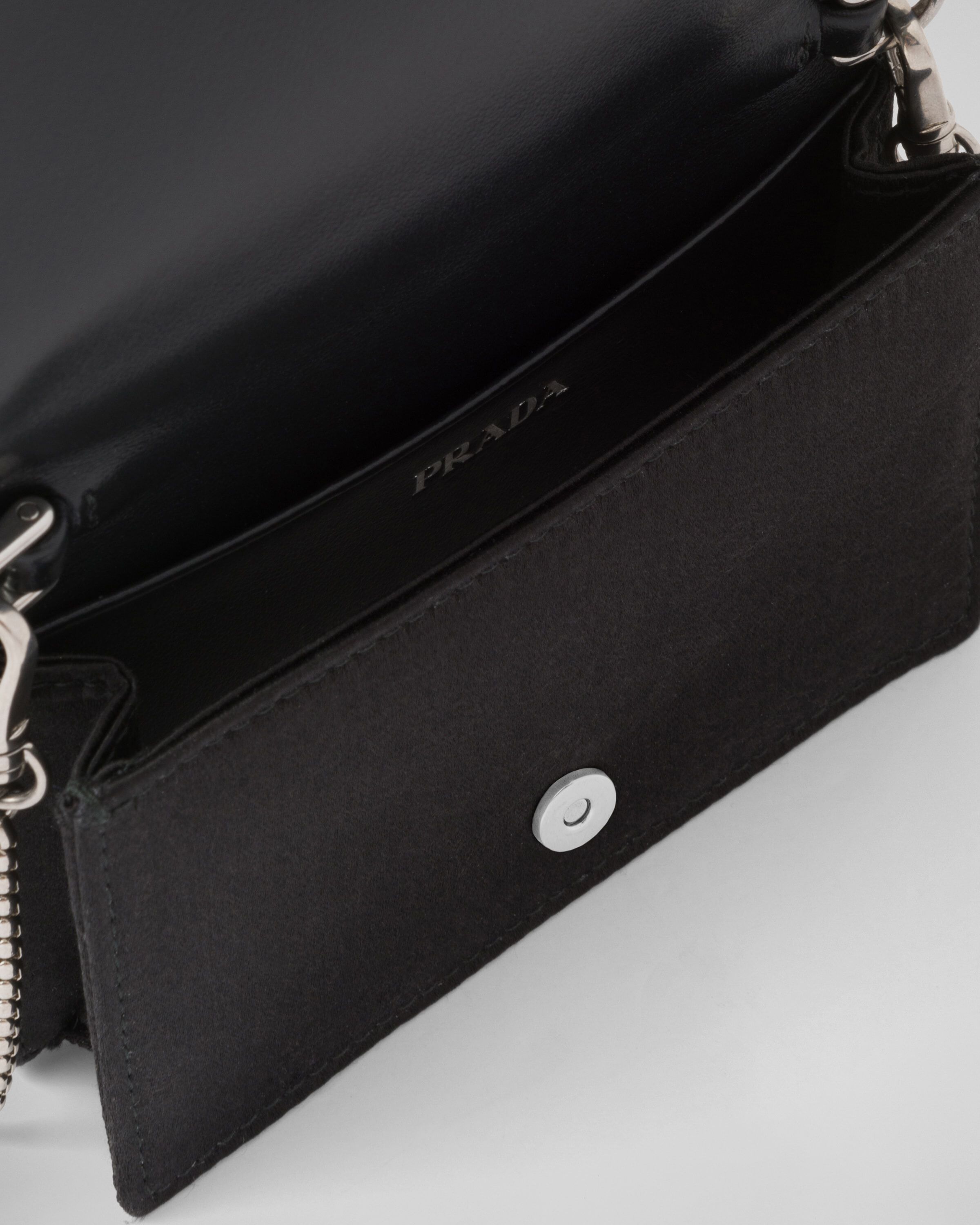 Cardholder with shoulder strap and crystals