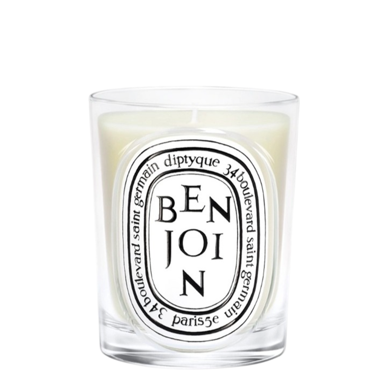 White Benjoin Candle , , hi-res