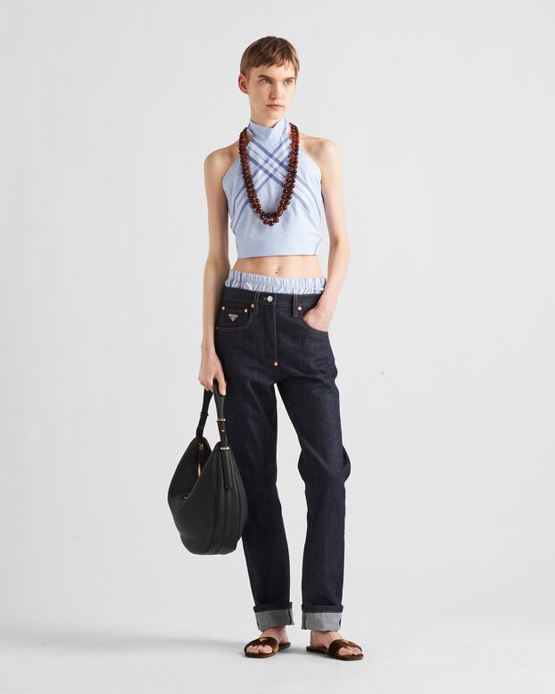 Prada Arqu&eacute; large leather shoulder bag, , hi-res