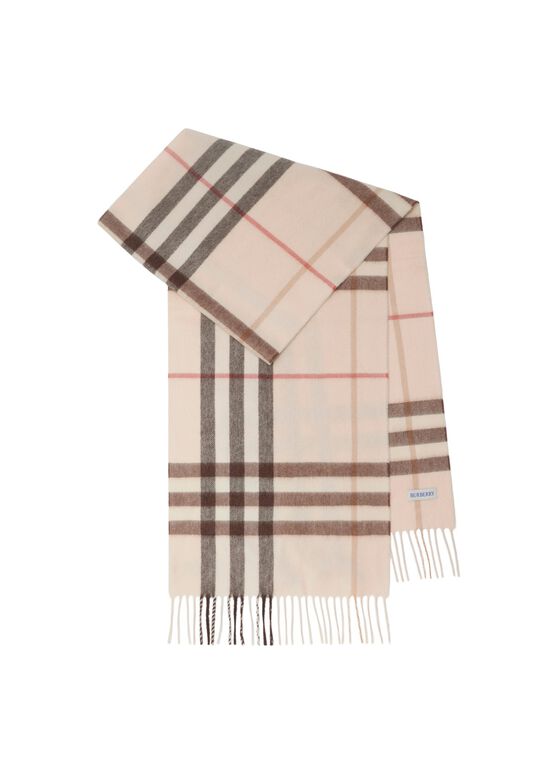 Check Cashmere Scarf, , hi-res