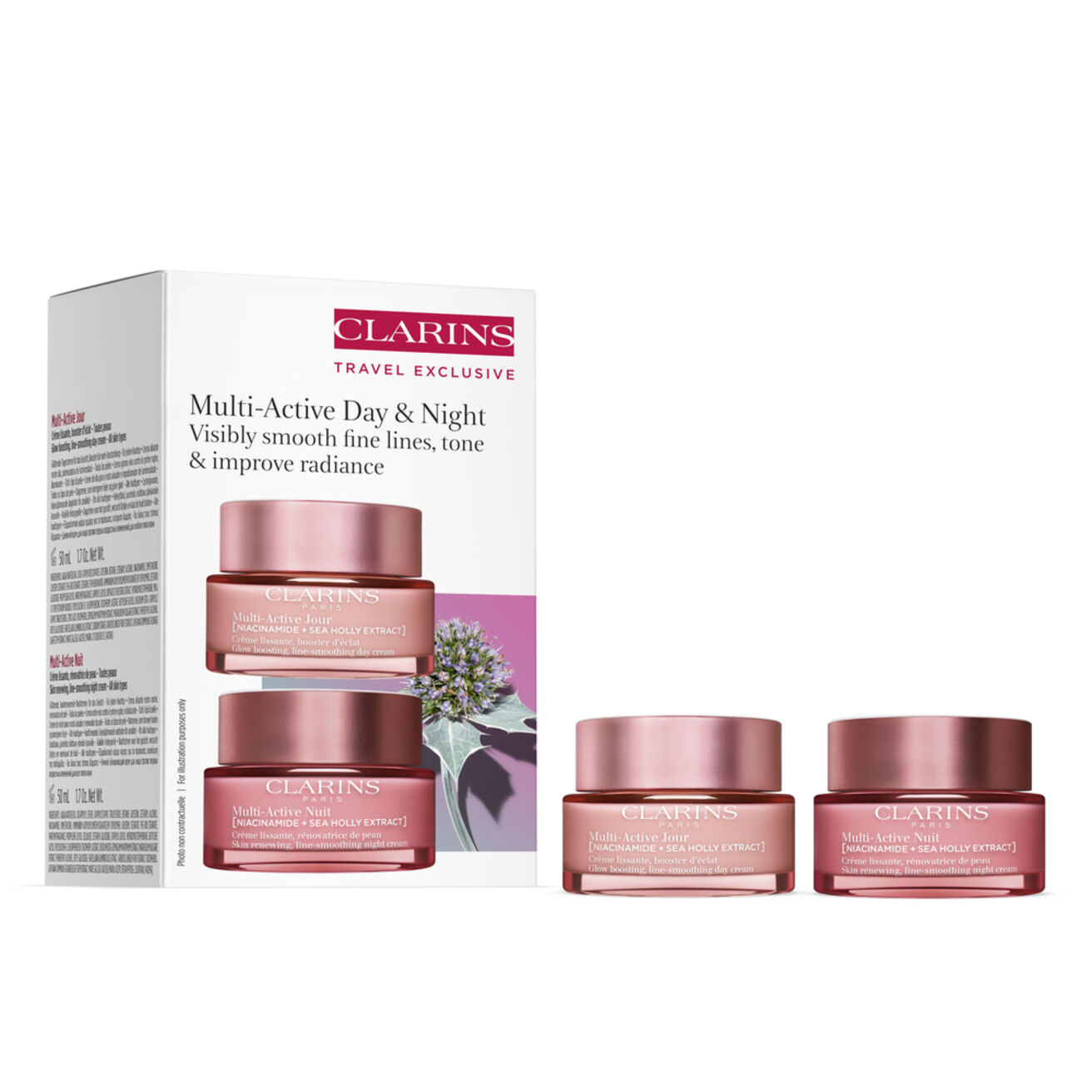 Clarins Multi Active Partners Set Travel Set | Heathrow Reserve