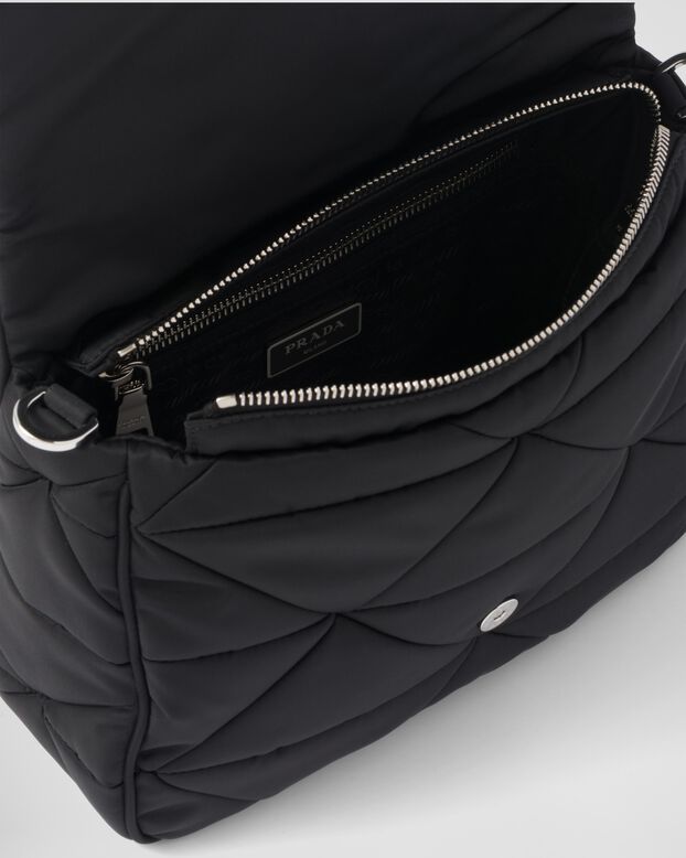 Padded Re-Nylon shoulder bag, , hi-res